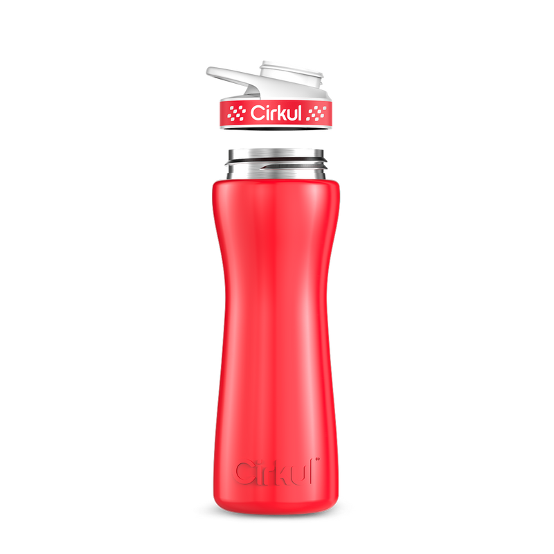 22oz. Stainless Steel Bottle & Comfort Grip Lid - I41J