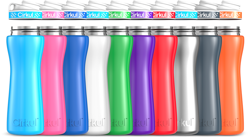 Custom 22oz. Stainless Steel Bottle & Comfort Grip Lid - 9DK6