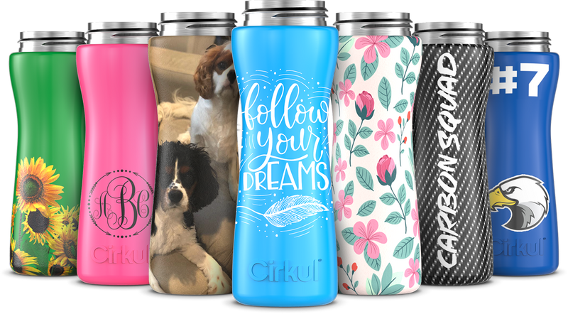 Custom 22oz. Stainless Steel Bottle & Comfort Grip Lid - 9DK6