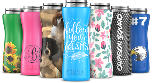 Custom 22oz. Stainless Steel Bottle & Comfort Grip Lid - 9DK6
