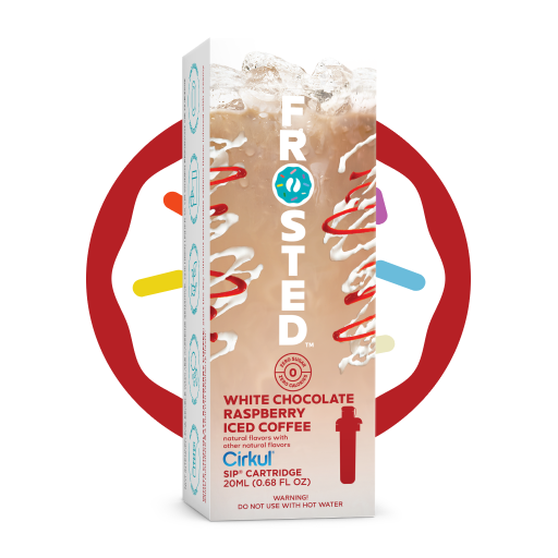 Frosted White Chocolate Raspberry Iced Coffee - TXDE